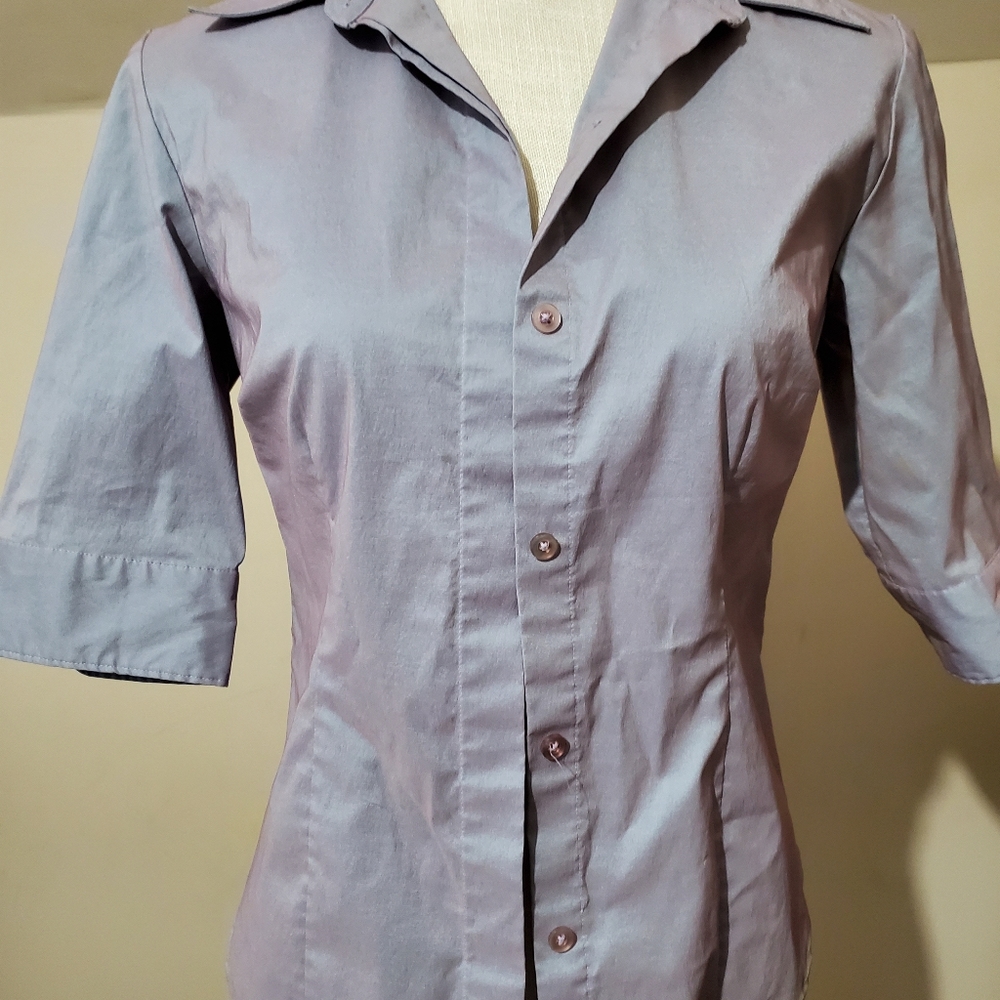 Light purple button up blouse